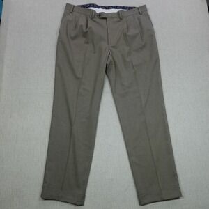 Lauren Ralph Lauren Pants Mens 38x32 Dress Pleated Cuffed Classic Fit Stretch